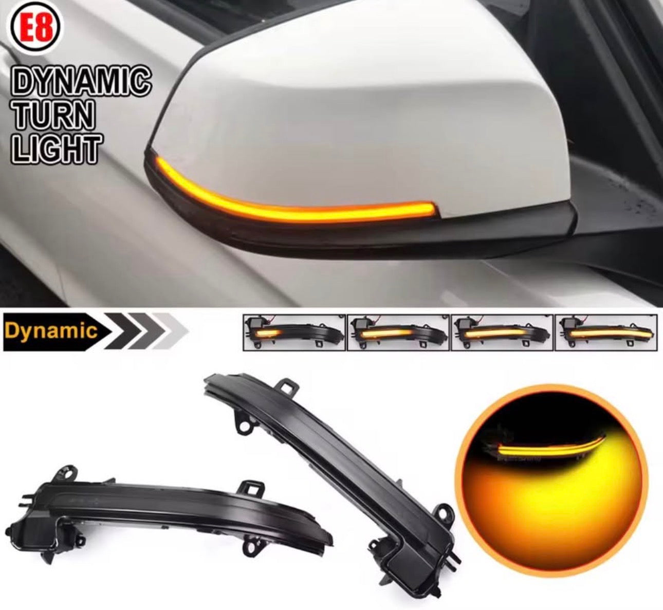BMW F-Series Dynamic Sequential LED Mirror Indicators