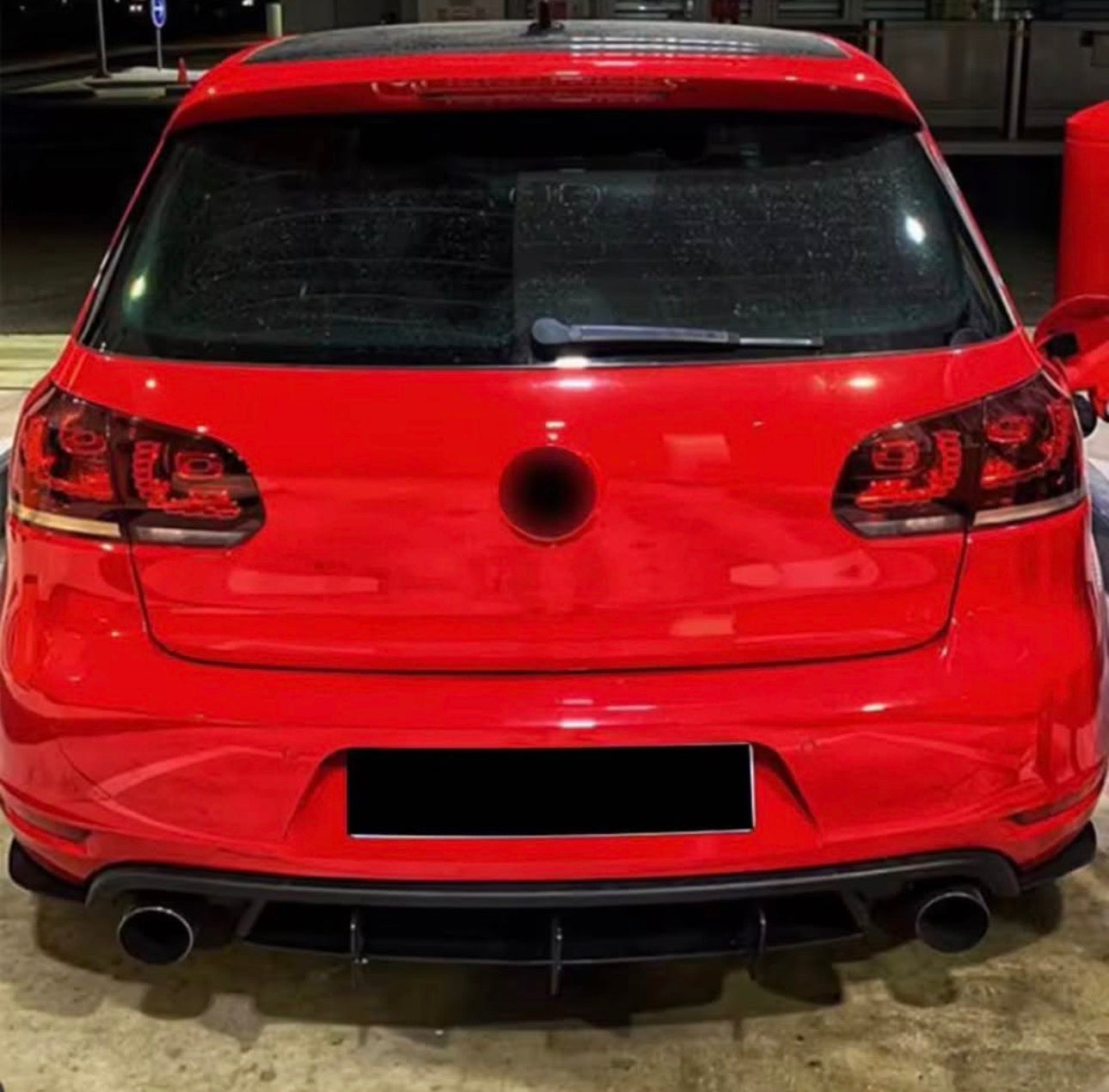 Maxton Design Style Rear Diffuser for VolksWagen Golf MK6