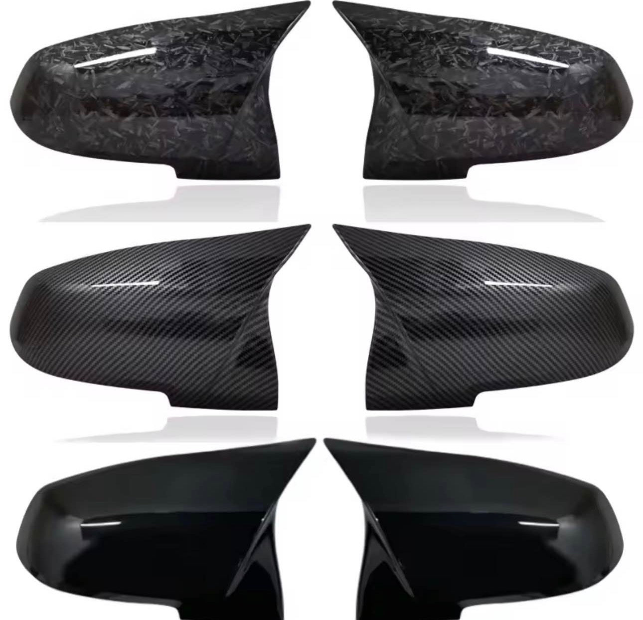 BMW F-Series M-Style Gloss Black Mirror Caps