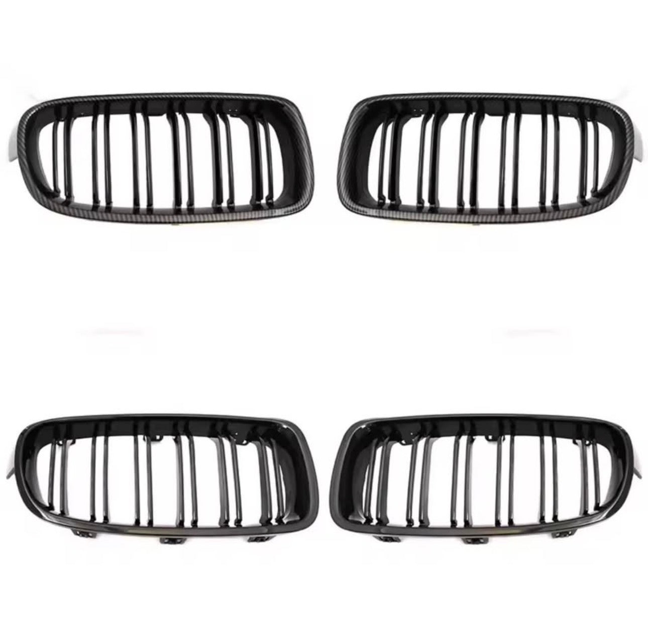 BMW F30/F31 M-Style Dual-Slat Kidney Grilles