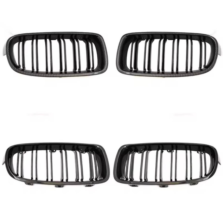 BMW F30/F31 M-Style Dual-Slat Kidney Grilles