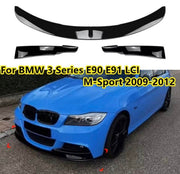 BMW E90/E91 M-Sport Gloss Black Front Splitter Lip