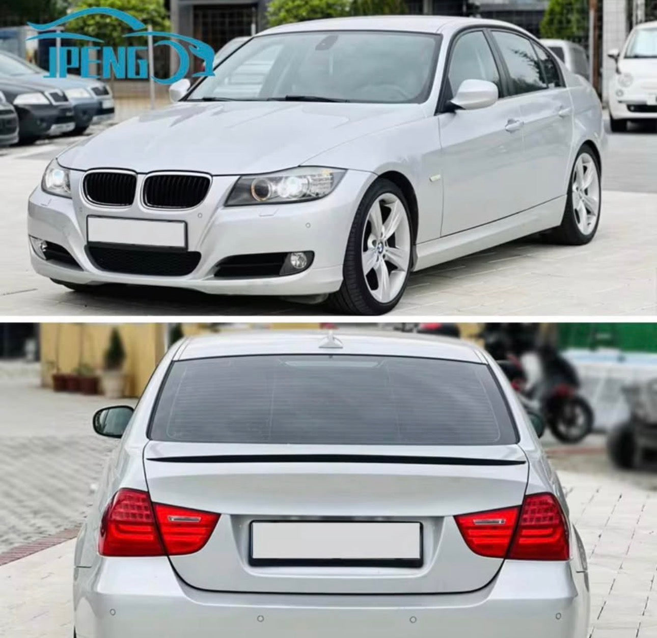 BMW E90 M-Style Gloss Black Rear Boot Spoiler