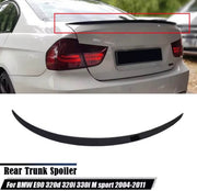 BMW E90 M-Style Gloss Black Rear Boot Spoiler