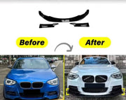 BMW 1 Series F20/F21 M-Sport 3-Piece Front Splitter Lip