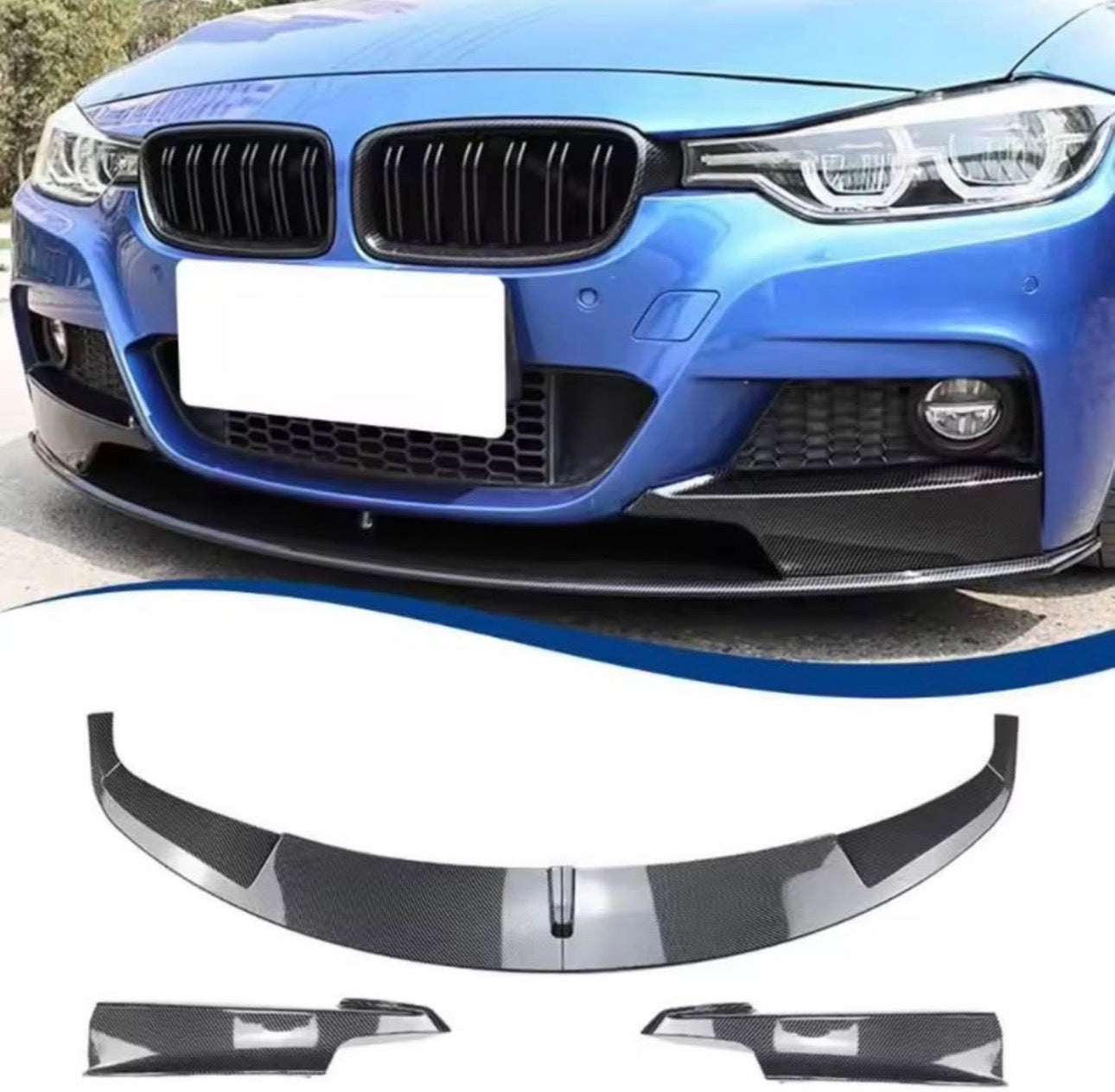 BMW 3 Series F30/F31 M Sport Front Splitter Lip