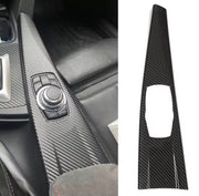 BMW iDrive Centre Console Trim Cover – Carbon Pattern / Black / Silver / Red / Blue